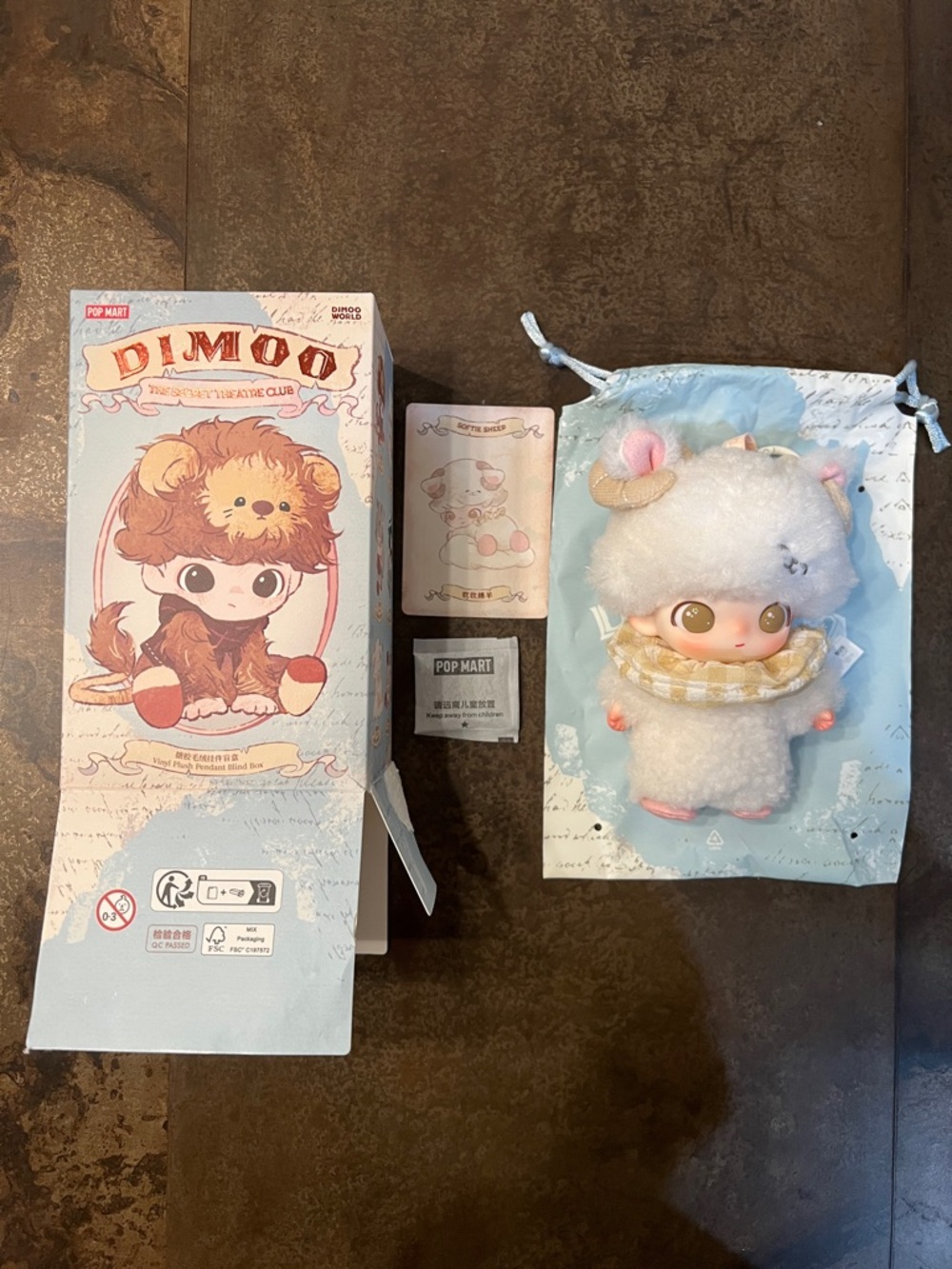Pop Mart Dimoo The Secret Theater Club “Softie Sheep”